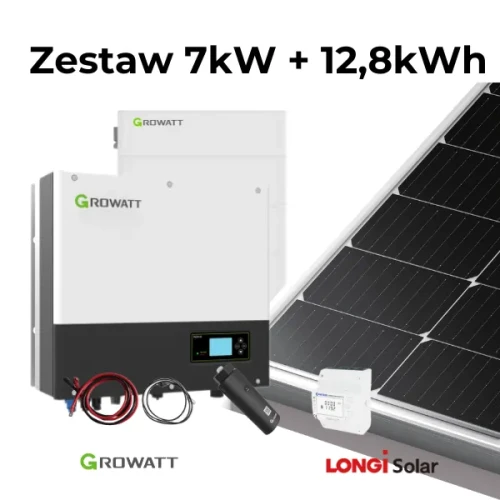 zestaw fotowoltaika 7kw growatt - panele longi 445