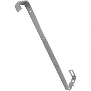 Uchwyt typu "S" regulowany 470 mm 25x4, Stal nierdzewna